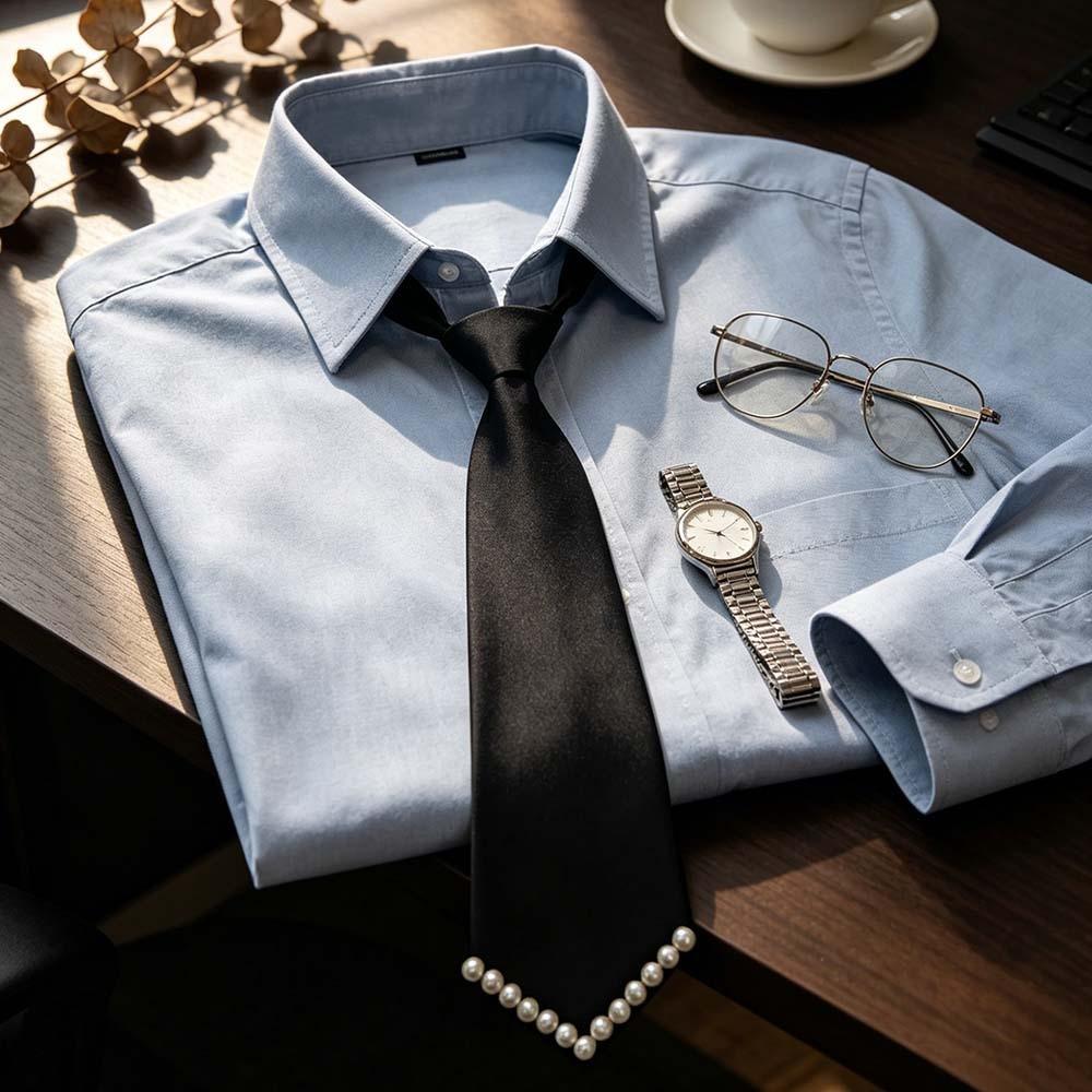 Polyester Bow Tie For Men Women With Pearl Embellishments For Weddings And Parties