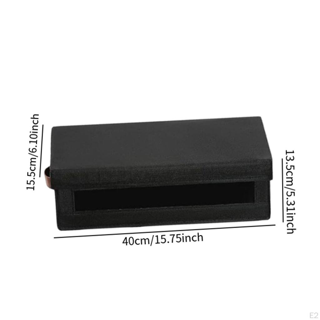 DVD Storage Box Case Holds up to 7 Cases Portable Music Collection Oxford Cloth Organizer