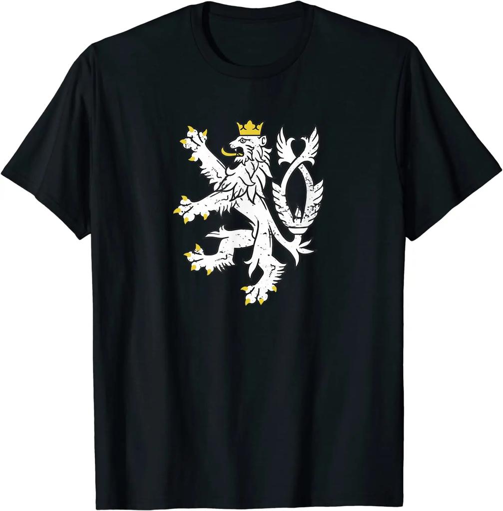 Vintage Czech Lion Coat of Arms T-shirt