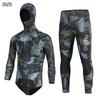 7MM Camouflage Two-Piece Wetsuit: Cold-Proof, Thickened Freediving & Fishing Gear