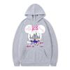2025 New Cotton Disney Print Hoodies for Women Relaxed Fit Pullover Hooded Sweatshirt Autumn Fashion