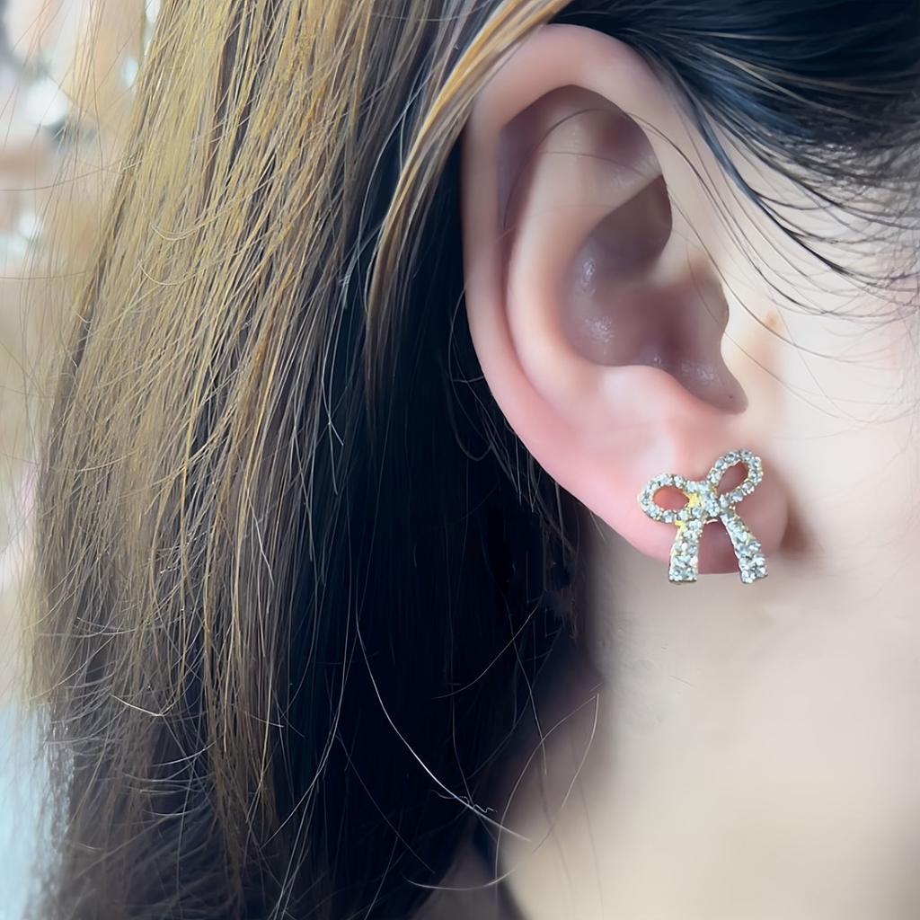 @Special Offer @Design Bow Stud Earrings New Cold Wind Earrings Earrings Women