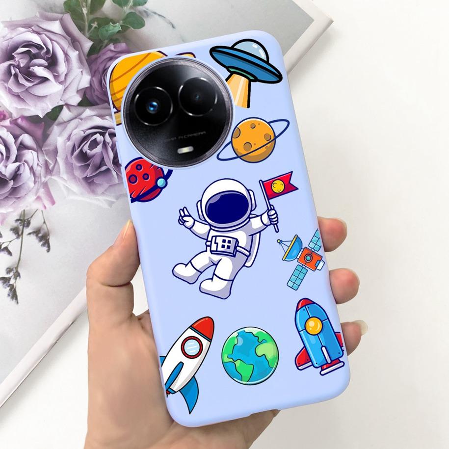 Shockproof Case For Realme 11 5G / Realme 11X Phone Cover Fashion Girls Soft Silicone Funda For Realme11 11 X 2023 RMX3785 Coque