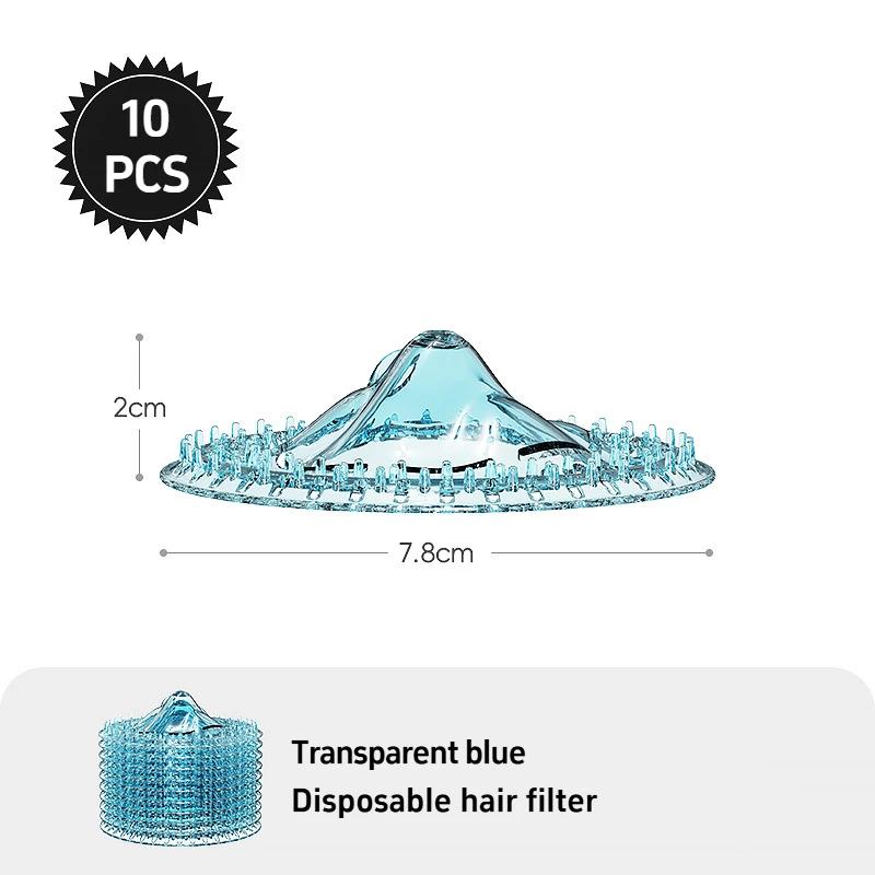 5/10/30pcs Plastics Drain Strainer Shower Hair Catcher Hair Sewer Filter Floor Drain Strainer for Kitchen Bathroom Accessories