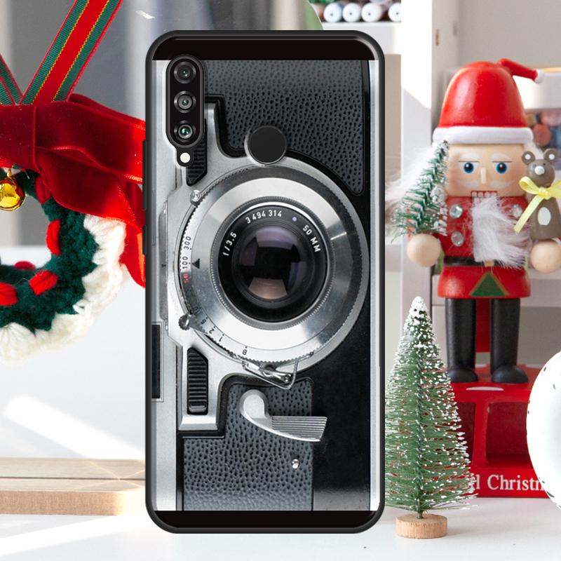 Retro Classic Vintage Camera For Huawei Nova 9 10 SE 11 Pro Y60 Y70 Y90 Y61 Y91 Y72 Y73 12i 11i 8i P20 P30 P40 Lite Case