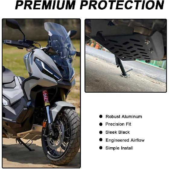 Adventure Scooter Motorcycle 2024 2023 for NC750X NC 750X XADV750 X-ADV 750 Skid Plate Bash Frame Guard Accessories 2014 2017-2020 2021 2019 2018