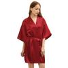 Large size pajamas women's summer cool feeling thin loungewear short women's cardigan nightgown spot