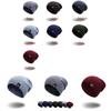 Luxuriöse Damen Herren Unisex Campingmütze Winter Beanie Baggy Warme Wolle Skimütze Fleecefutter