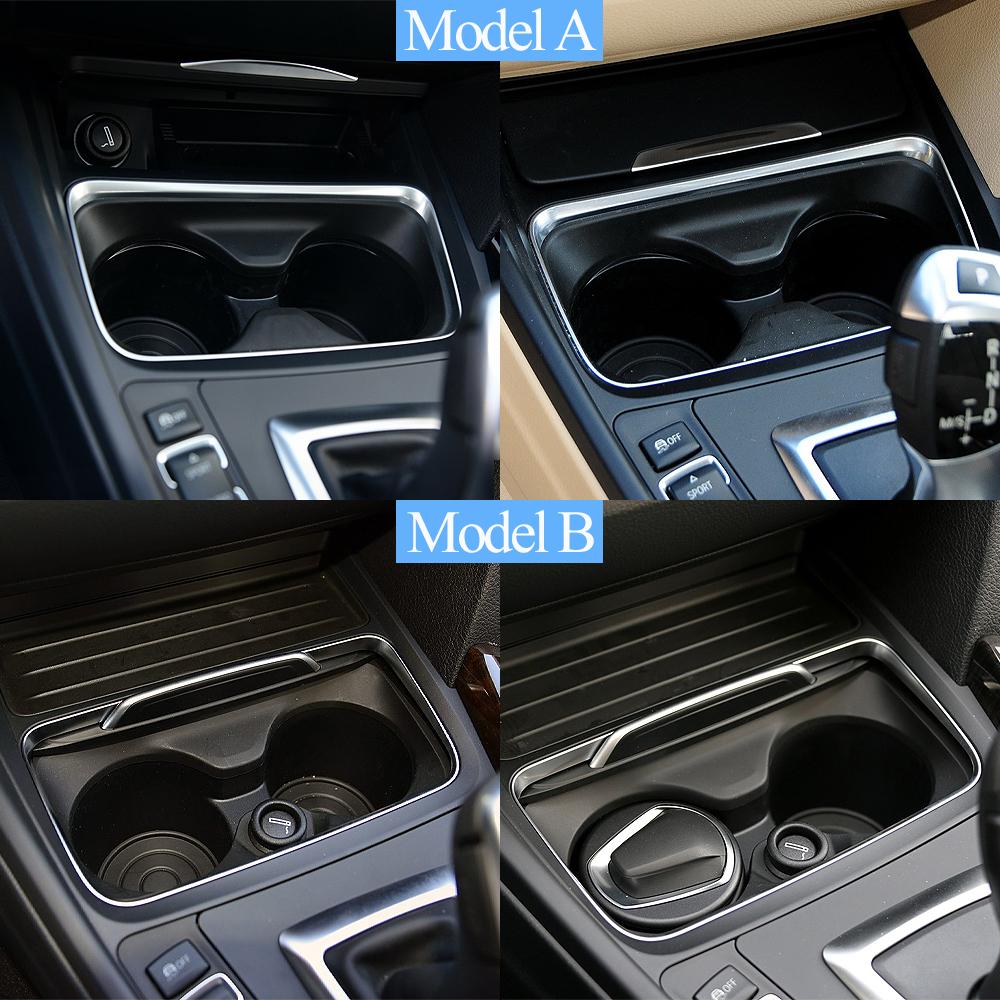 AAACG1 Center Console Drink Water Cup Holder Storage Table Insert Cover For BMW 3 4 Series M3 M4 F30 F31 F34 F35 F80 F32 F33 F36 F82