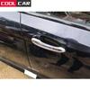 For BMW 5 Series 6GT G32 G30 2017- Carbon Fiber Color Car Exterior Door Handles Decorate Cover Trim Auto Outer Handle