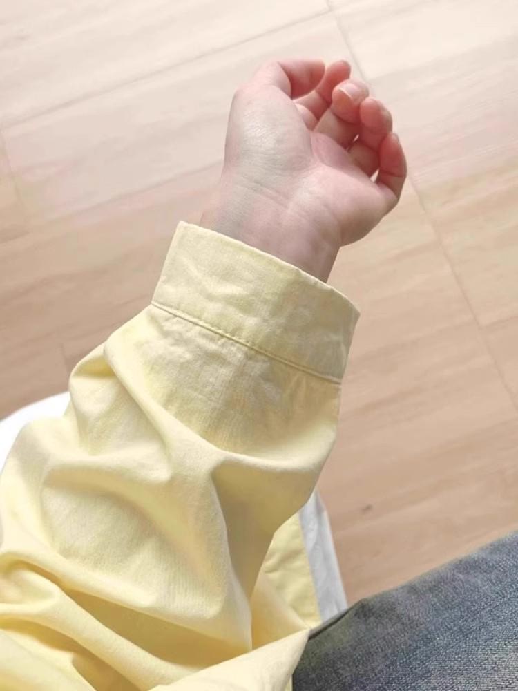 Damenbluse für kleine Frauen 2025 Blau Retro Langärmlig für Frühling & Herbst