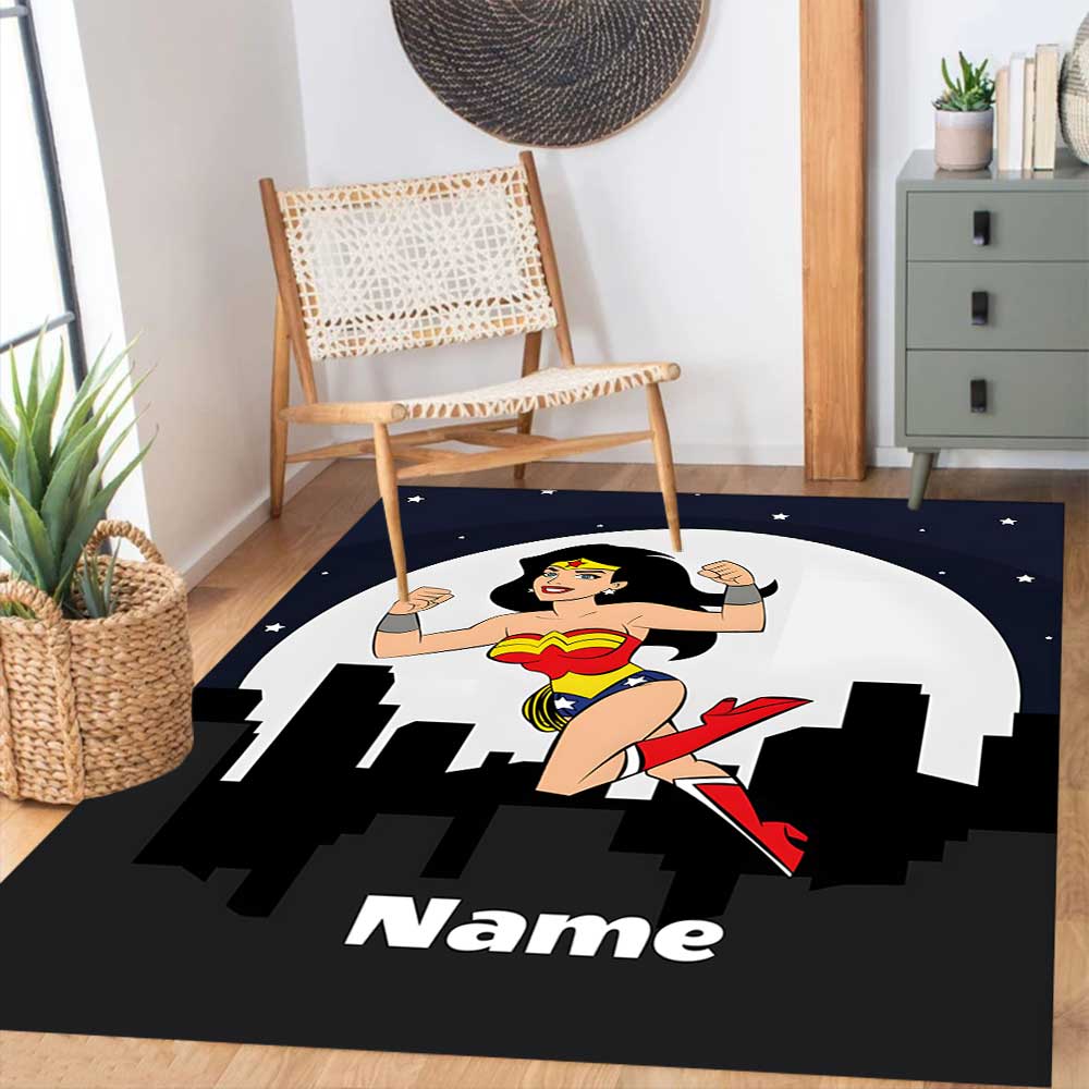 Warner Bros. Films (2) Customize your name rug, office chair cushion, home bedroom living room gift.