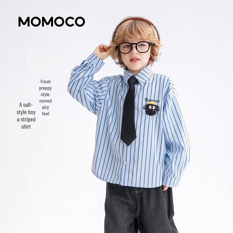 MOMOCO Boys  Fashion Long Sleeve Shirt 150