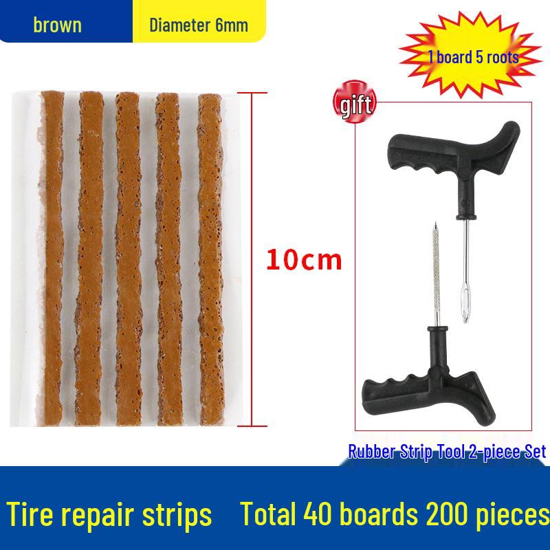 Yapıştırıcılı Elektrikli Motosiklet ve Araba Lastik Tamir Kiti