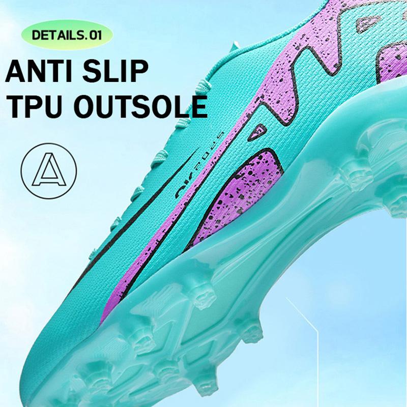 Kindermaat 33-47 Lange Korte Noppen Voetbalschoenen Voetbalveld Schoenen Unisex Maatschappij Trainingswedstrijd Volwassen Voetbalschoenen