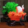 Creative Hundred Fortunes Cabbage Resin Figurine - Home and Office Gift