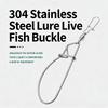 Fishing Tackle Accessories Fishing Lock Buckle Stainless Steel Live Fish Stringer