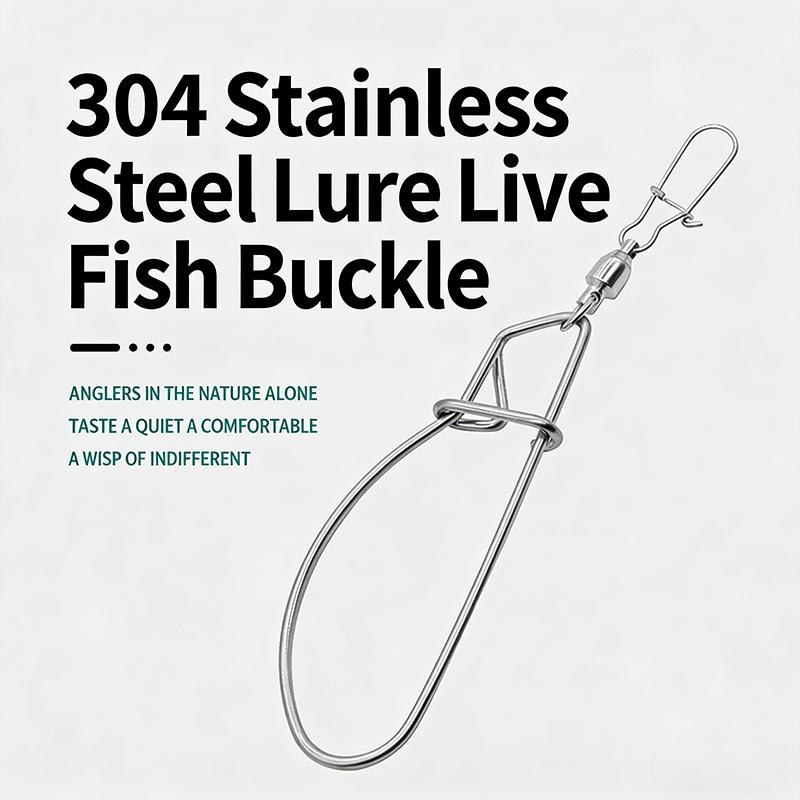Fishing Tackle Accessories Fishing Lock Buckle Stainless Steel Live Fish Stringer