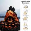 1pc Scary Pumpkin Blanket  Soft Throw for Home Decor, Gift Idea, Suitable for All Seasons, Living Room, Travel, Camping, Car Blankets