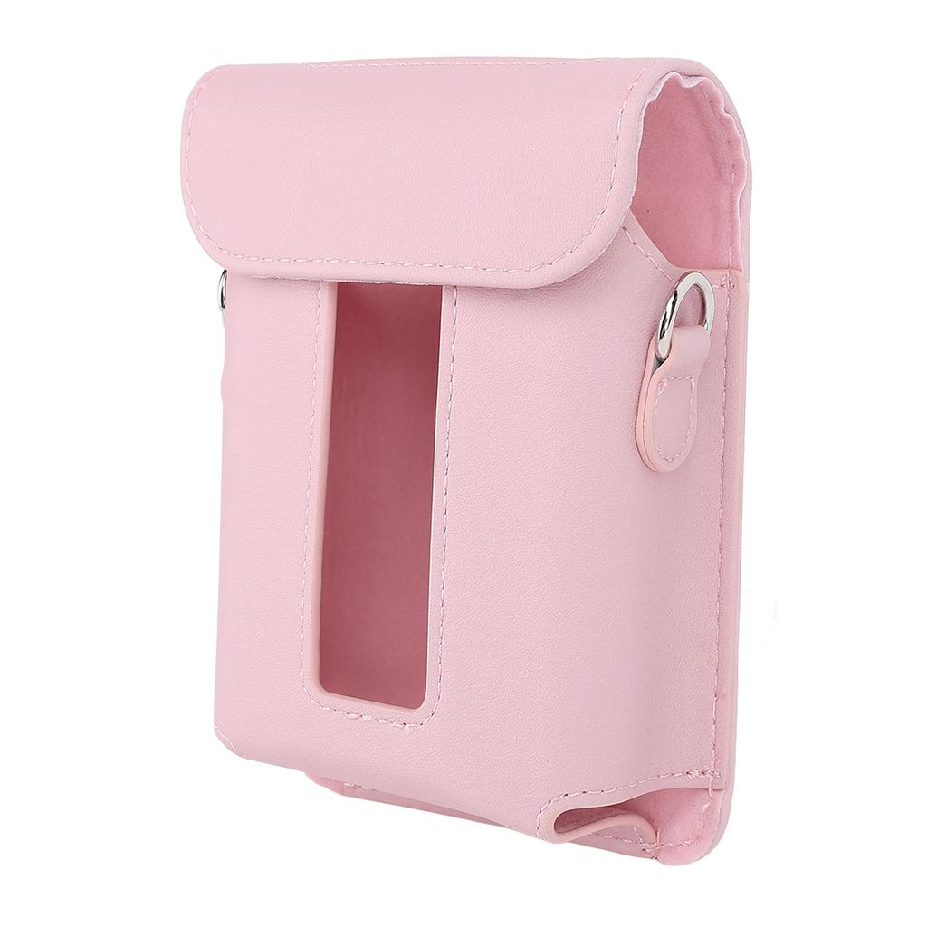 Carrying Case for Link 3 PU Smartphone Printer Protective Case Cover Storage Bag with Shoulder Strap for Travel