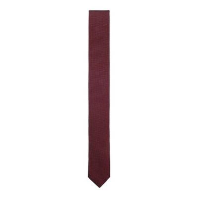 Micro Grid Jacquard Tie