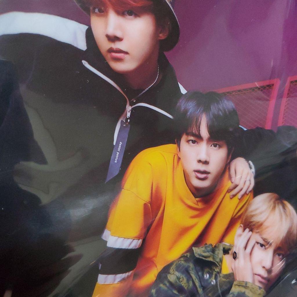 [USED] BTS Official FACEYOURSELF Universal Studios Japan Bonus Double-sided Clear File