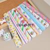 12Pcs Cartoon Ice Cream Slap Circle Bracelets Toy for Kids Girl Summer Theme Birthday Party Favors Baby Shower Pinata Fillers