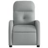 Relaxation Armchair Light Grey Fabric