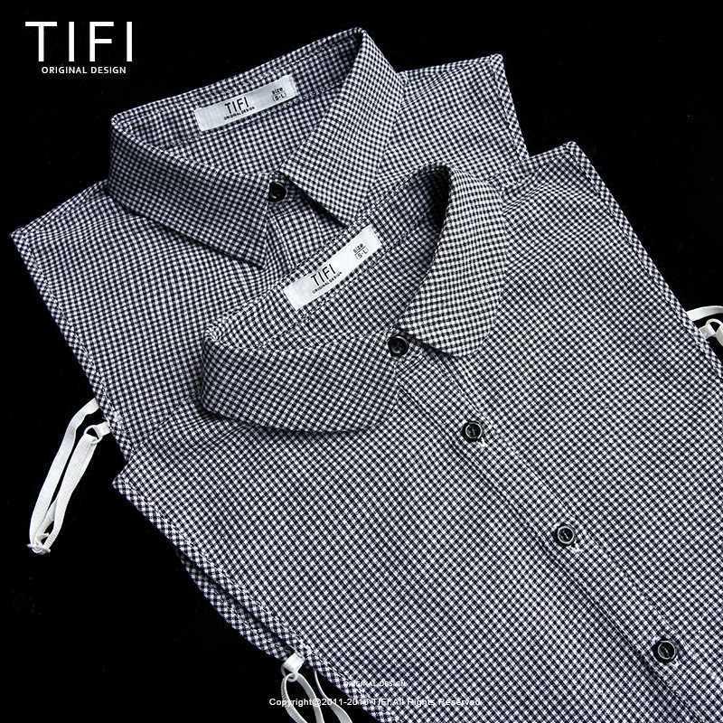 

Women s Versatile Plaid Doll Collar - Multifunctional Shirt Accessory