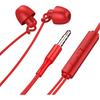 3.5mm Standard AUX Jack In-ear Headphones Portable Noise Reduction Sleep Earphones With Microphone For   
