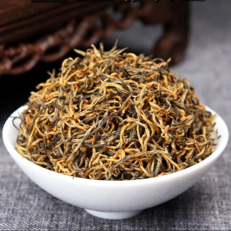 Organic Yunnan Dianhong Golden Buds Black Tea 250g Natural Energy Premium