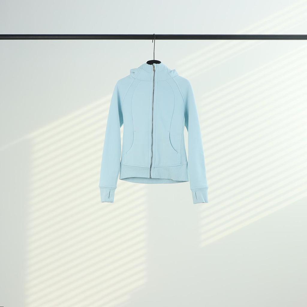 Women's Scuba Slim-fit Full Zip Fleece-lined Hooded Sweatshirt for Casual Sport & Yoga