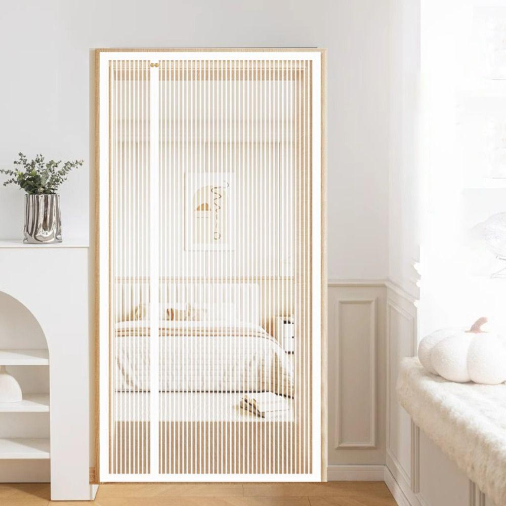 Selbstklebend Seitlich zu öffnen Magnetischer Türvorhang Insektenschutz Moskitonetz Praktischer Fenstervorhang Innen