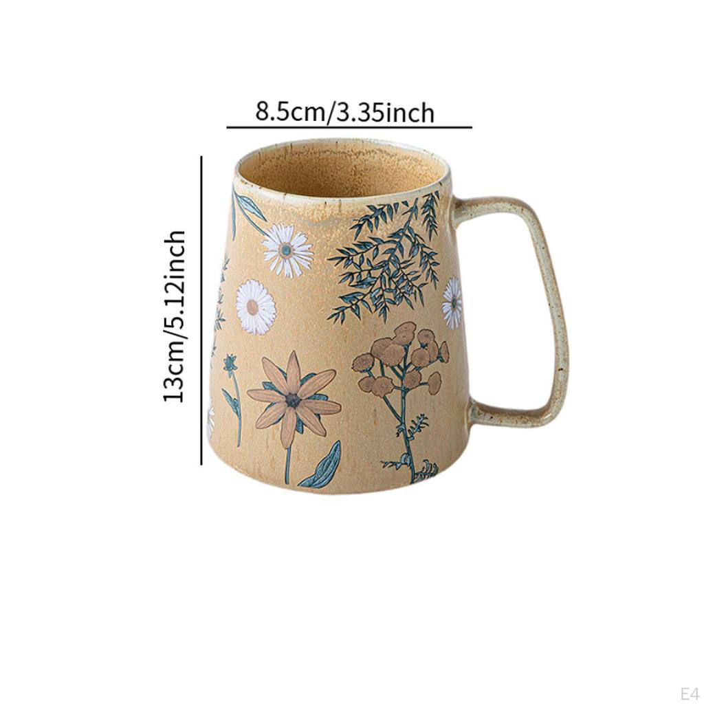 Ceramic Coffee Mug Cup Drinkware Beautiful for Home Office Easy to Clean Water