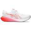 Asics Gel-Excite 10 Comfortable Soft Cushioning Breathable Low-Top Running Shoes Women sneaker White Red 1012B418-101