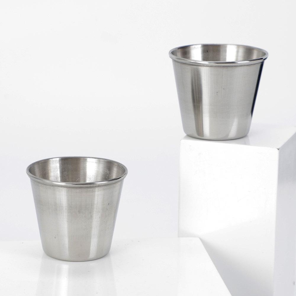 45/70ml Roestvrij Staal Sausbakjes Hot Pot Dipschaaltje Klein Sausbakje Kruidenbordje Schoteltje Voorgerecht Schoteltjes Saus Container