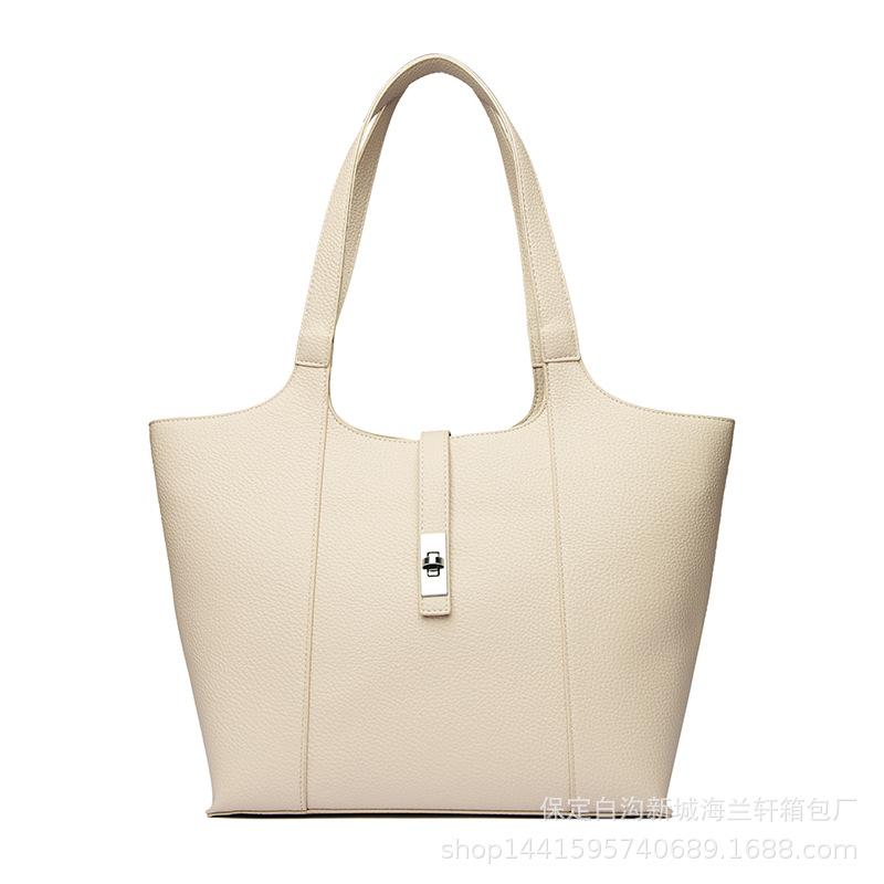 

Women s Bag, Large-capacity Single-shoulder Crossbody Bag, High-end Shopping Basket Tote Bag бежевый