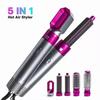 Cross-border Ionic Hair Dryer & Curler: 5-in-1 Multi-Functional Hot Air Styling Comb