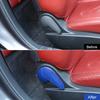 2xInterior Seat Adjustment Handle Cover Trim Bezles For Dodge Challenger 10+Blue