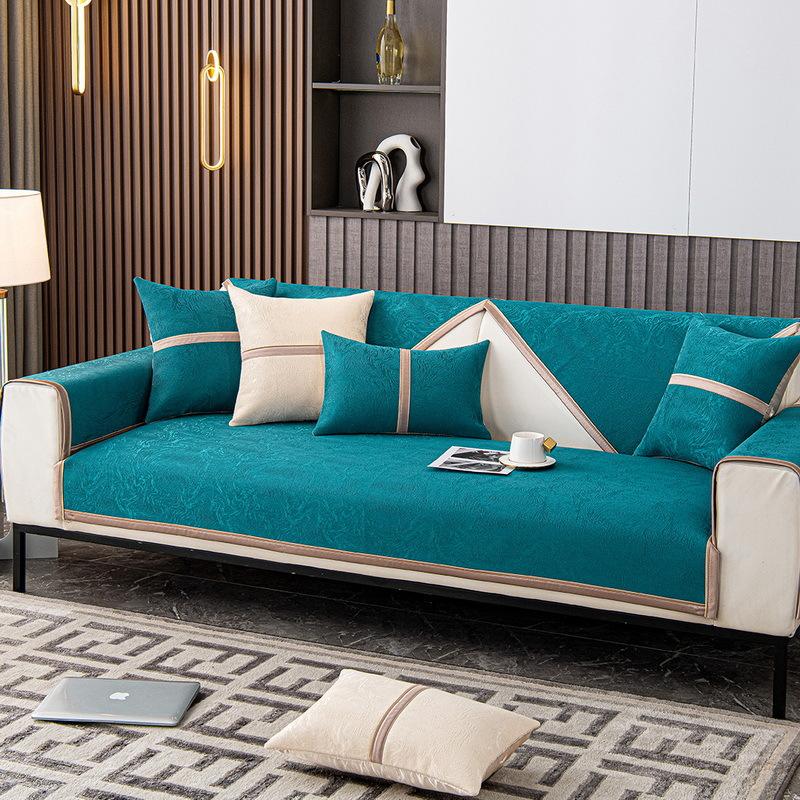 Jacquard Sofa Cover Pet Dog Kids Mat Protector Non-slip Couch Slipcover Four Season Universal Remove Sofa Towel for living Room
