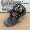 Popular Camellia Baseball Cap Women's Sequins Embellished Ins Wind Versatile Fashion Breathable Sunshade Cap