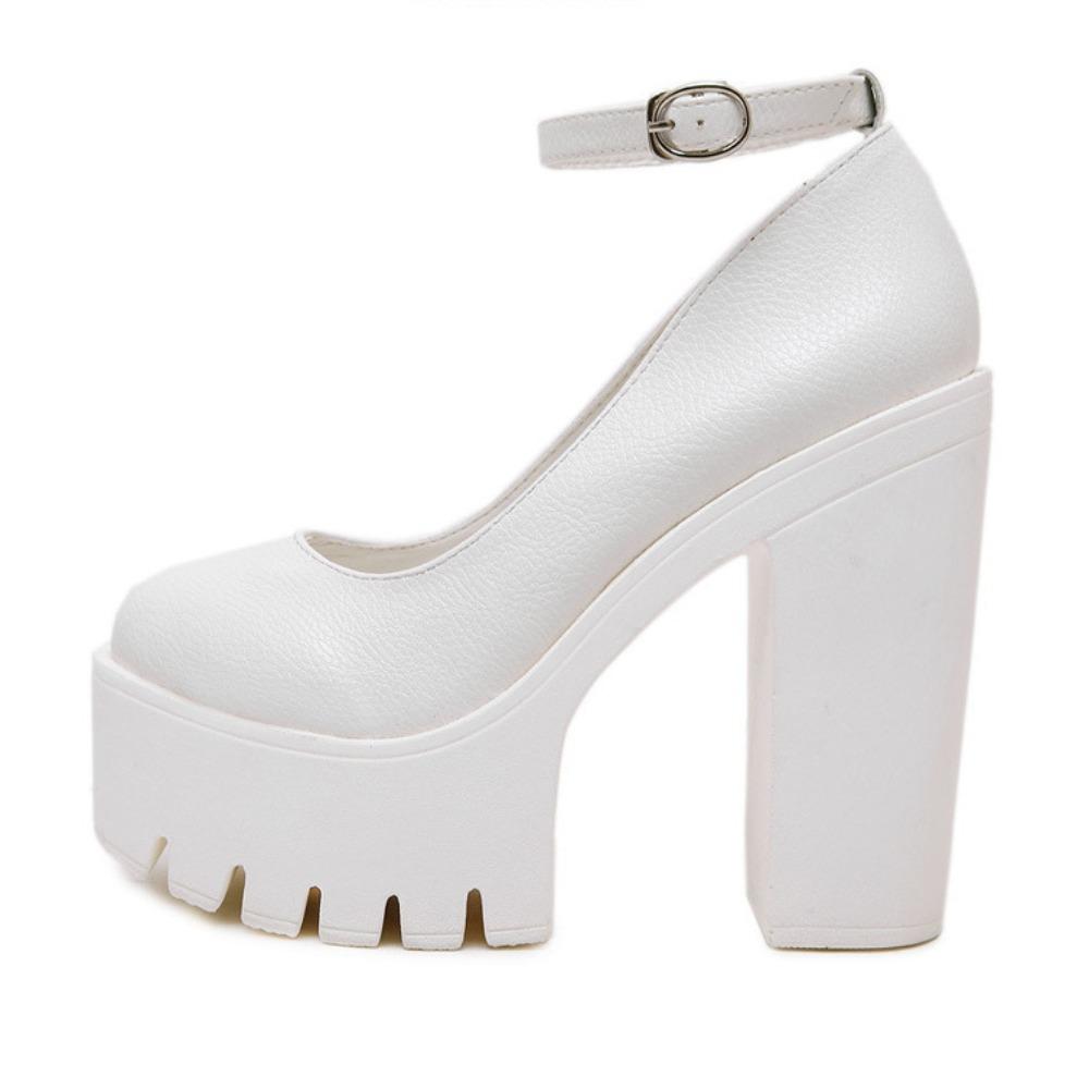 New style high heels, European and American fashion one-strap women's shoes