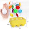 1Box 12 Easter Eggs Matching Toys For Early Childhood Education And Development.
