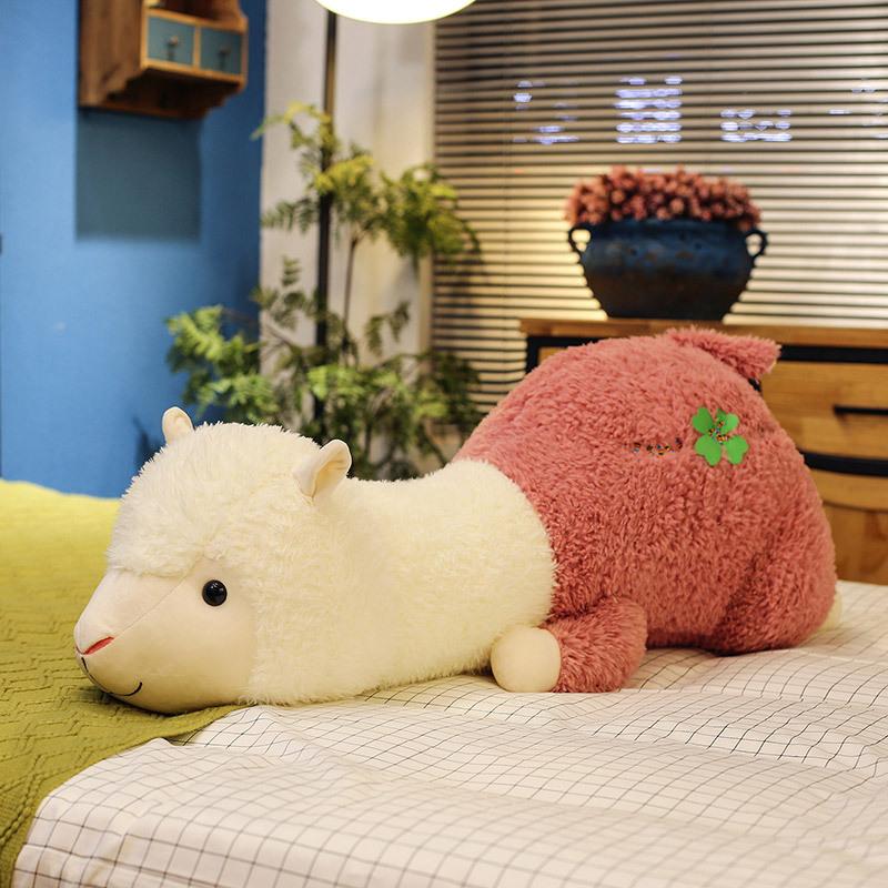 Creative Beast Alpaca Plush Toy Cute Party Style Alpaca Girls Sleeping Pillows Chinese Valentine's Gift Stall