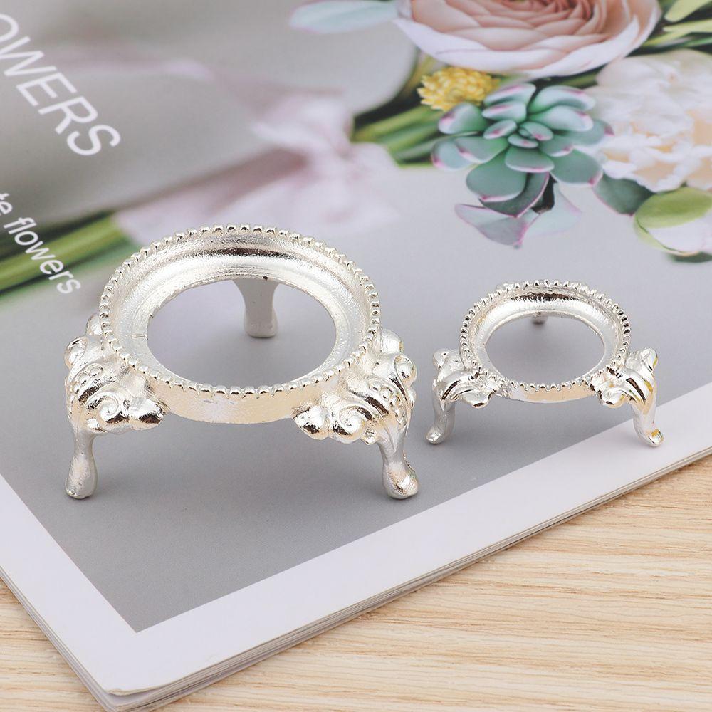 Crystal Ball Holder European Style Metal Display Stand Glass Sphere Base Egg Support Office Desktop Ornaments Photography Props
