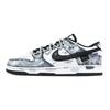 Dunk Thor Coastal Area 1 Slip Resistant Abrasion Resistant Low Top Skateboard Shoes Unisex Gray White HF5441-100(Team773-1)