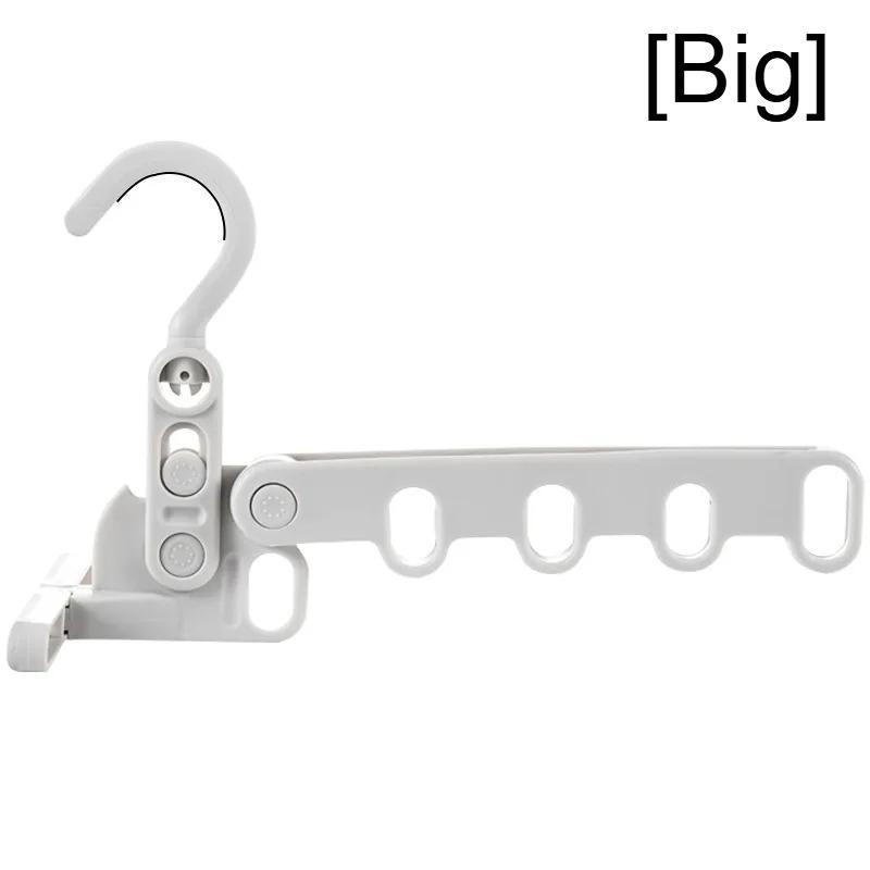 Portable Foldable Travel Hanger Clothes Quick Organizing Storage Travel Hanger with 5 Holes Suitable for Hotel Camping Travel