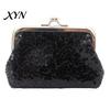 Colorful Sequin Wallet Women Coin Purse, with Metal Hinge And Kiss-lock Design, Lightweight Portable Travel Pouch Mini Wallet, Sequined Glitter