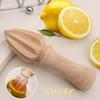 Exprimidor de Cítricos de Madera Manual para Limón Naranja Limón Exprimidor Manual de Frutas Mini Exprimidor de Frutas Exprimidor de Limón Portátil Gadget de Cocina