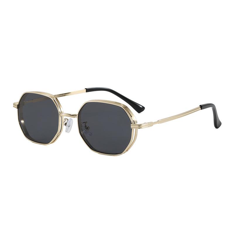 Sunglasses Women'S Advanced Sense Uv Protection Big Face Thin Sunglasses Sun Protection Retro Fashion